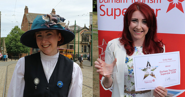 Emily Hope of Beamish Museum - Durham Tourism Superstar 2018